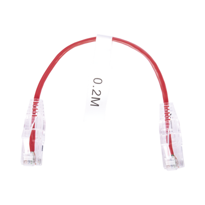 Cable de Parcheo Slim UTP Cat6 LinkedPro LP-UT6-020-RD28 Rojo
