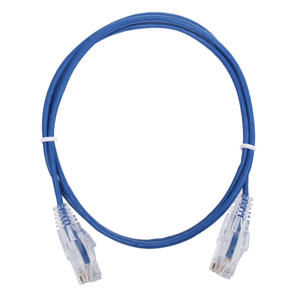 Cable de Parcheo Slim UTP Cat6 LinkedPro LP-UT6-100-BU28 Azul