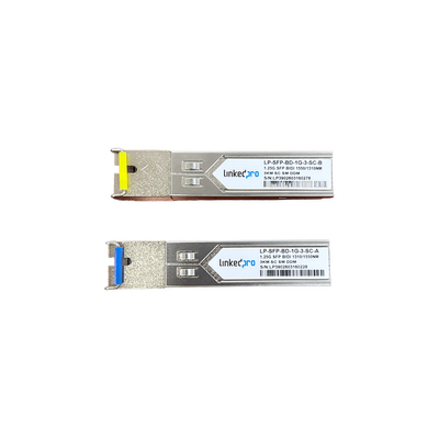 Transceptores Bidireccionales SFP LinkedPro LPSFPBD1G80SC Monomodo