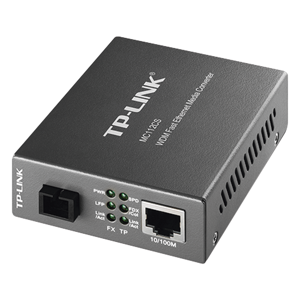 Convertidor Multimedia VDM TP-Link MC112CS Monomodo SC/UPC 1 puerto