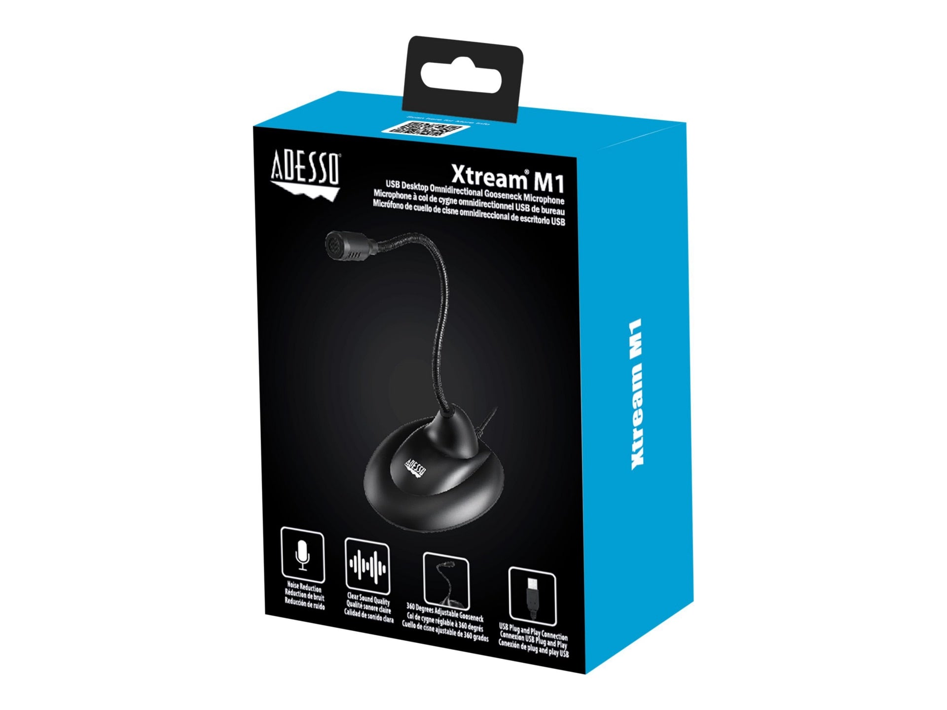 Micrófono Adesso M1 Wired Condenser Microphone - vista 7