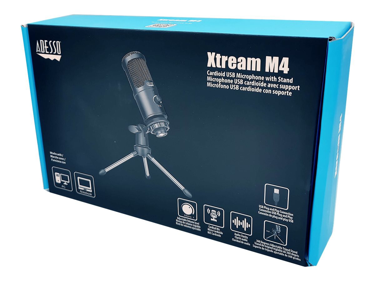 Micrófono Adesso M4 Wired Condenser Microphone - vista 3