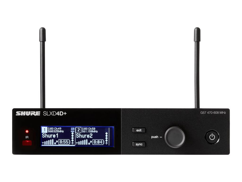 Micrófono Inalámbrico Shure SLX-D SLXD4D+ - vista 1