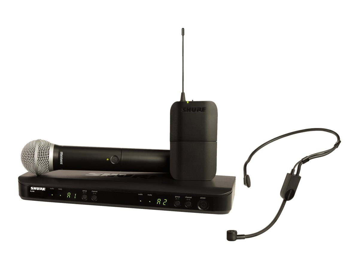 Micrófono Shure BLX BLX1288/P31 Dual Channel Combo Wireless System - vista 2