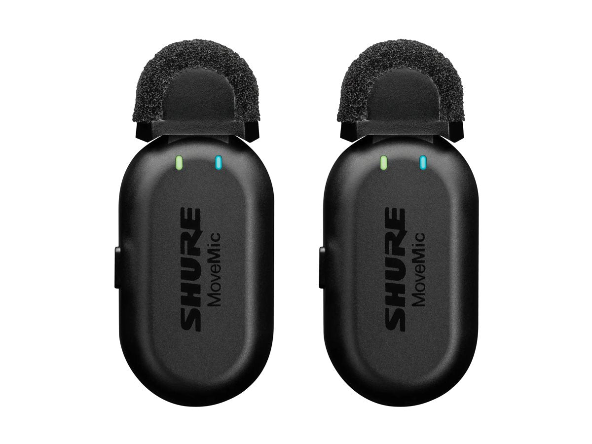 Micrófono Shure MoveMic Two Two-Channel Wireless Lavalier Microphone System - vista 2