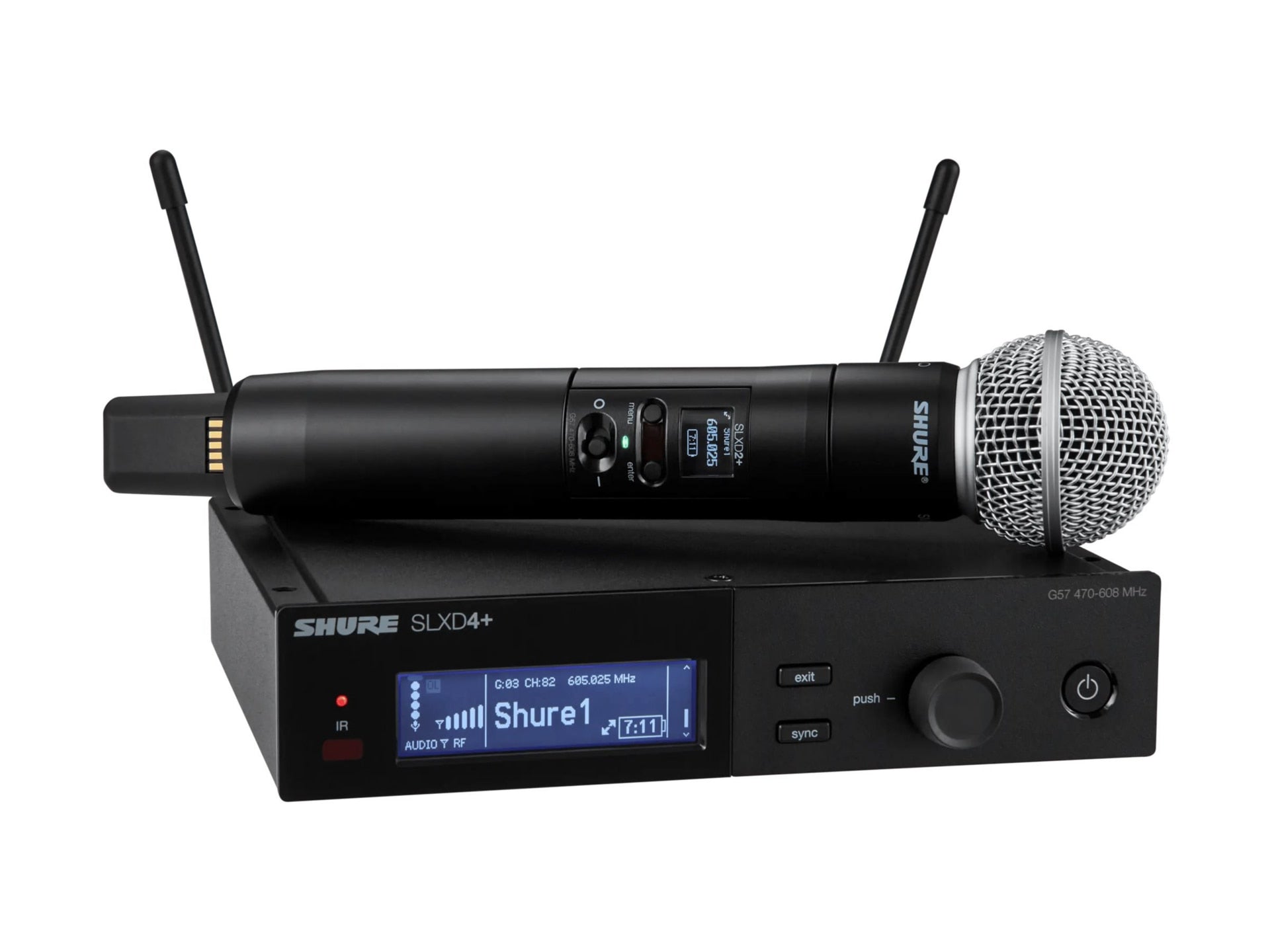 Micrófono Shure SLX-D Wireless System SLXD24+/58 - vista 2