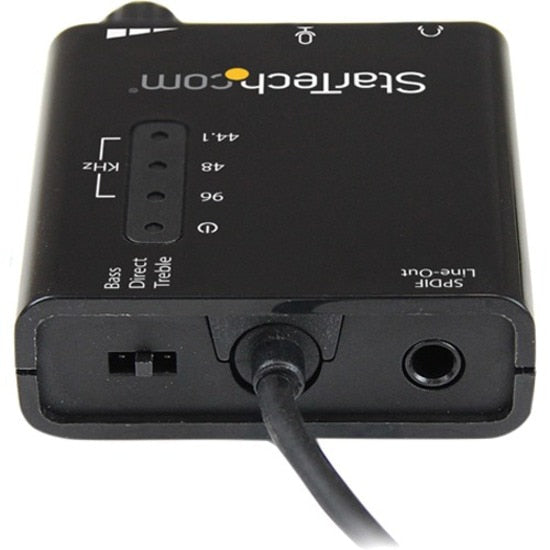 Micrófono StarTech.com StarTech USB Sound Card w/ SPDIF Digital Audio & Stereo Mic - vista 3