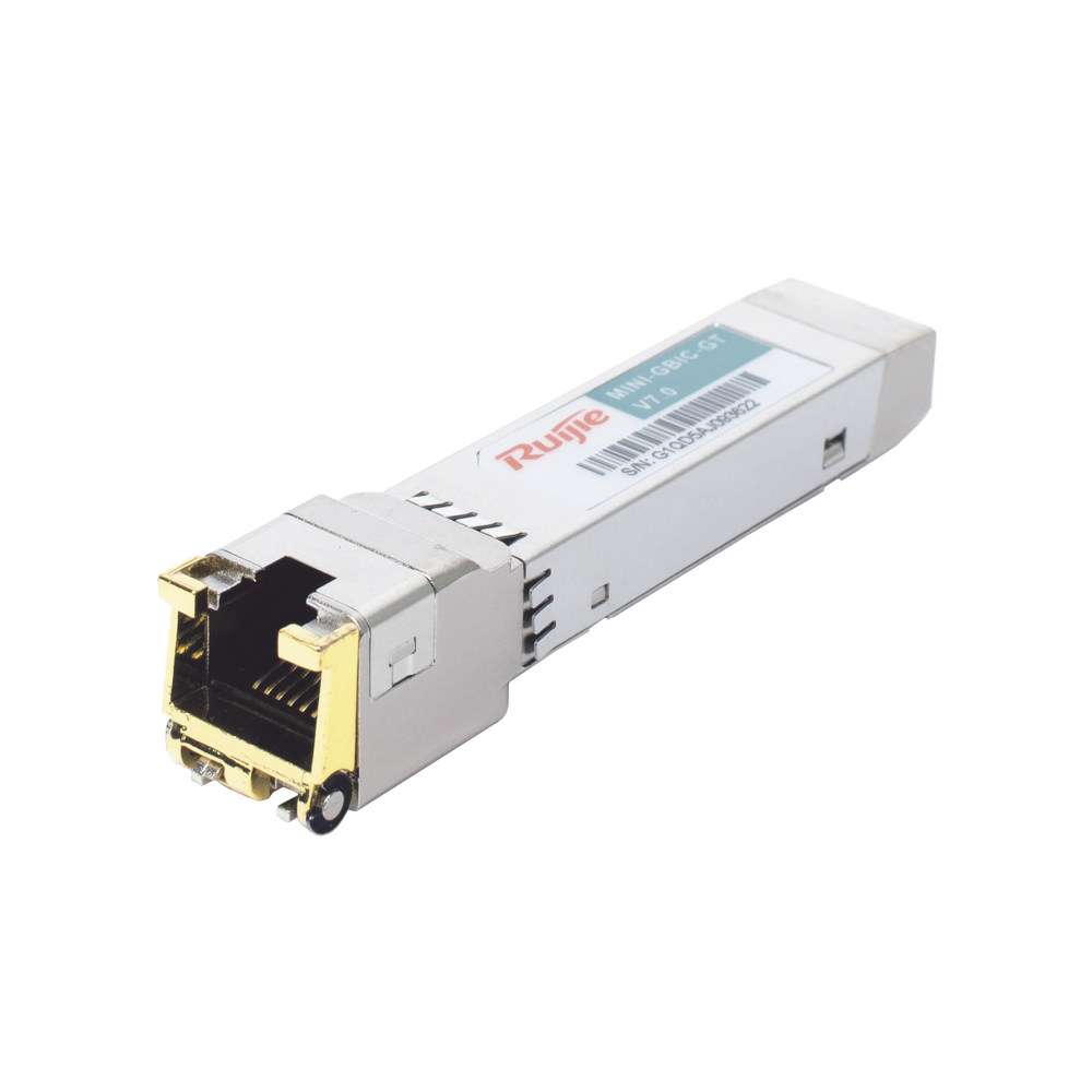 Módulo Transceptor Mini-GBIC-GT 1000BASE-T SFP a Cobre Ruijie MINI-GBIC-GT 100 m