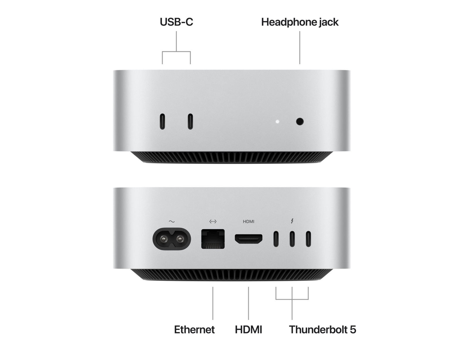 Mini PC Apple Mac mini Wi-Fi + Ethernet, Apple M4 Pro, 24GB, 512 GB SSD - vista 3