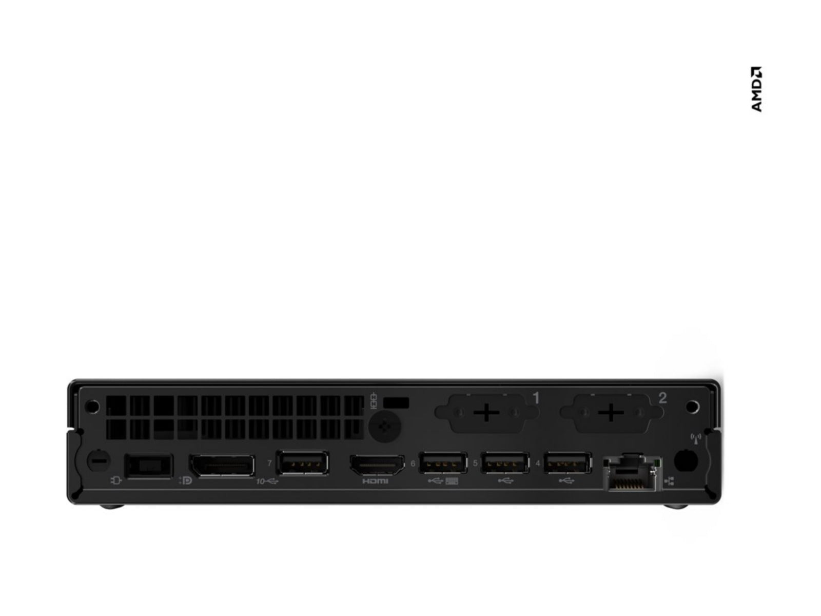 Mini PC Lenovo ThinkCentre M75q Gen 5 12RQ, AMD Ryzen 5 PRO 8500GE 6 Núcleos, 16GB DDR5, SSD 512 GB, Radeon 74 - vista 3