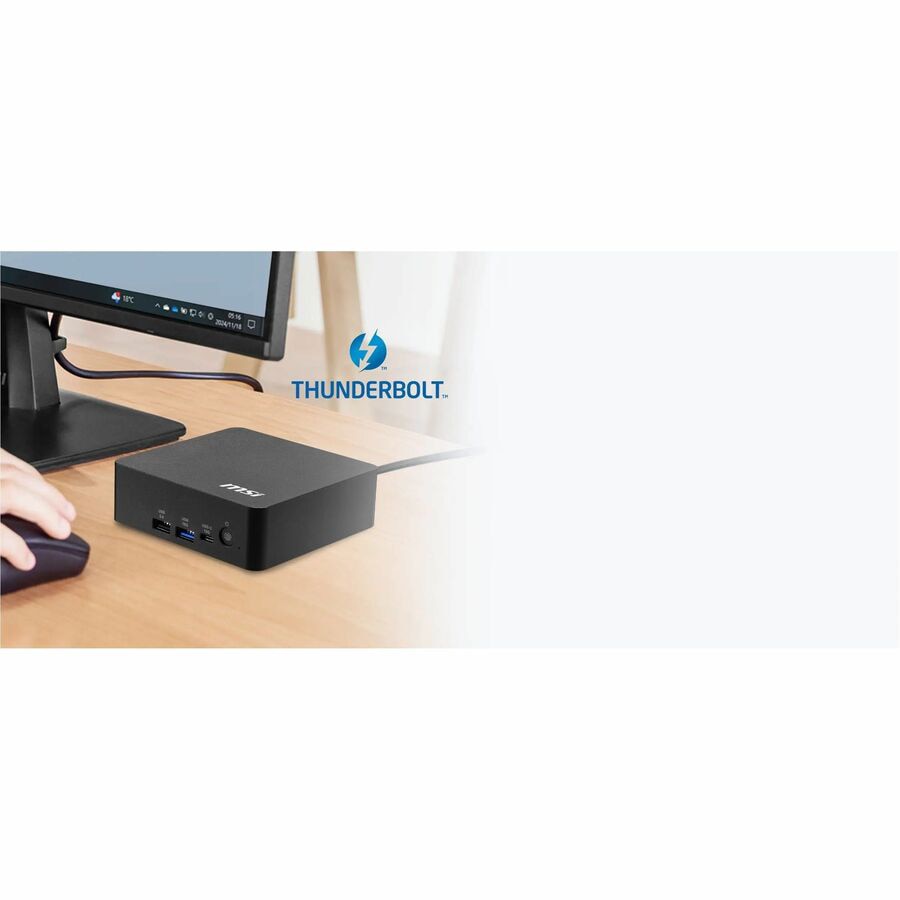 Mini PC MSI Cubi NUC AI+ 3MG Cubi NUC AI+ 3MG-018US Desktop Computer, Intel Core Ultra 7 8 Núcleos, 16GB DDR5, - vista 7