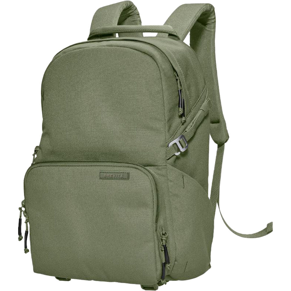 Mochila Brevite The Jumper 2026 Edición (Verde Pine, 23L) - puertos y conexiones