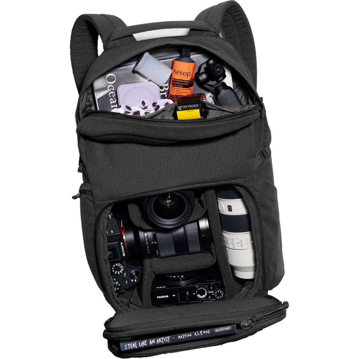 Mochila Brevite The Jumper (Negro, 22L) - vista frontal