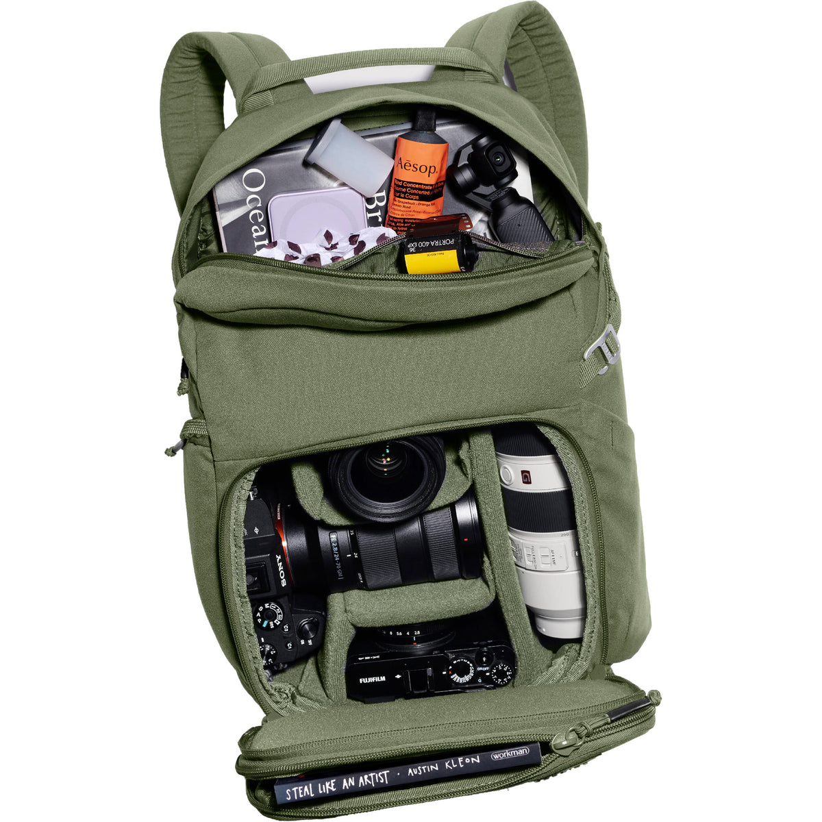 Mochila Brevite The Jumper (Pine Verde, 22L) - vista frontal