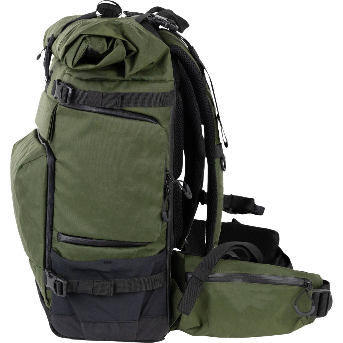 Mochila compagnon Element (Verde Forest, 30L) - en uso