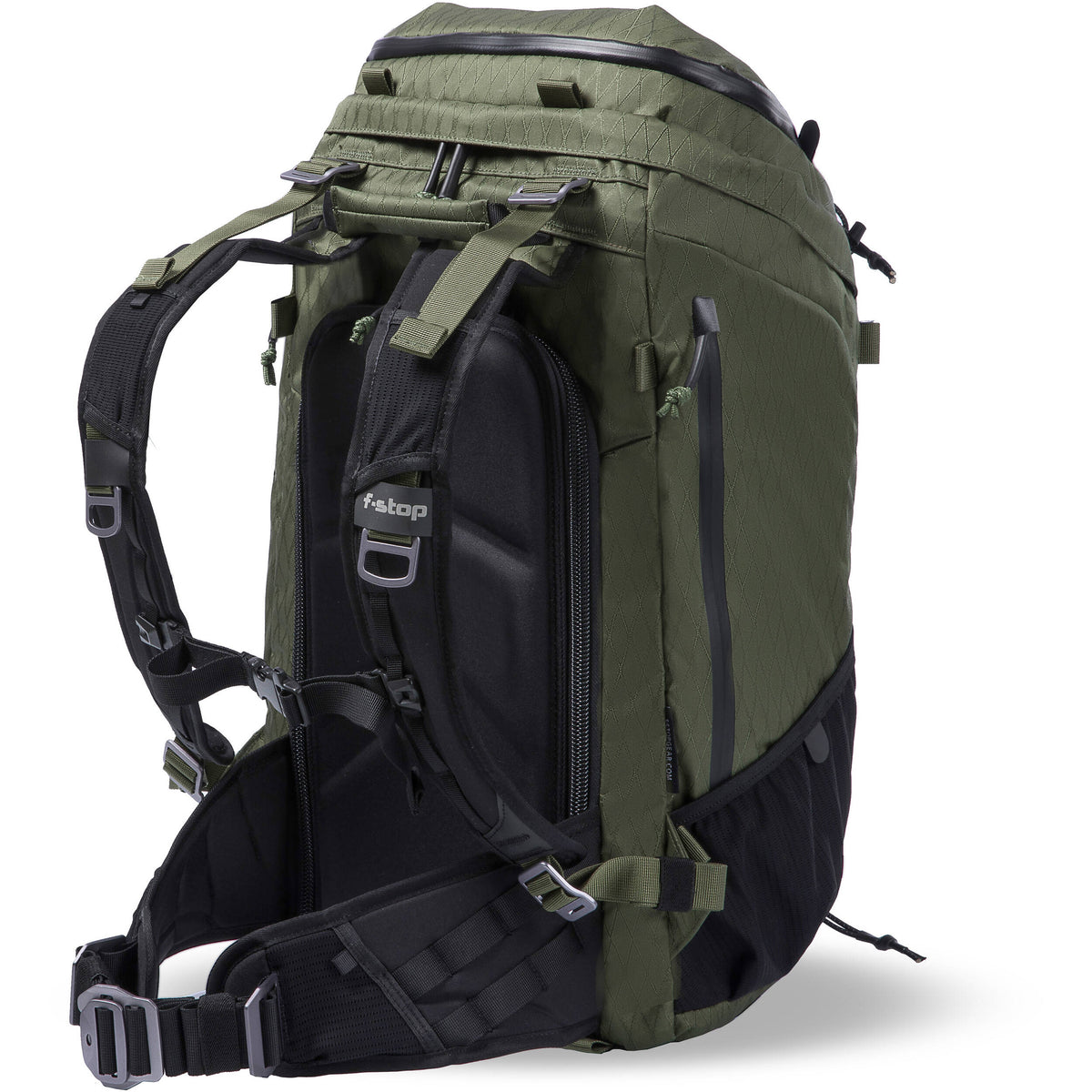 Mochila f-stop AJNA DuraDiamond Travel & Adventure (Cypress Verde, 37L) - contenido de la caja