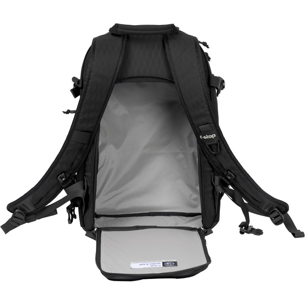 Mochila f-stop Guru 4 AIR Pack para Male Torsos con Mediano ICU (Anthracite Negro) - vista trasera