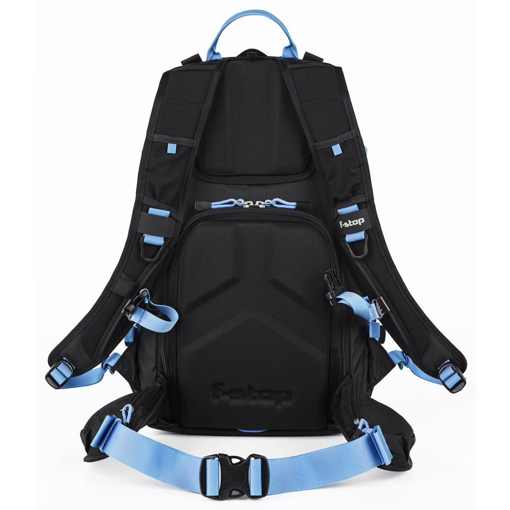 Mochila f-stop Guru UL (Negro/Azul, 25L) - puertos y conexiones