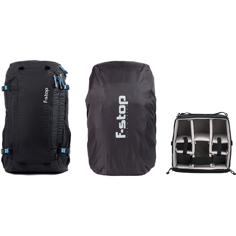 Mochila f-stop Loka UL 37L Essentials Bundle (Negro/Azul) - contenido de la caja