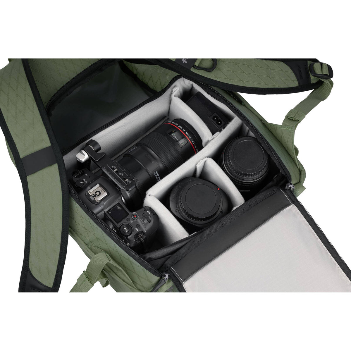 Mochila f-stop Rju Air 18L con Chico Shallow ICU (Verde Cypress) - contenido de la caja