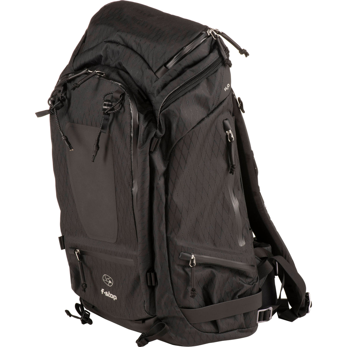 Mochila f-stop TILOPA 50L DuraDiamond Travel & Adventure Bundle (Negro Anthracite) - vista lateral