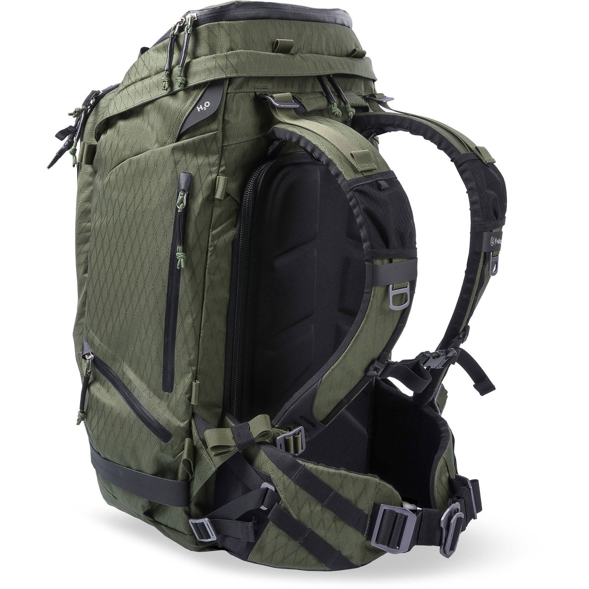 Mochila f-stop TILOPA 50L DuraDiamond Travel & Adventure (Verde Cypress) - vista lateral