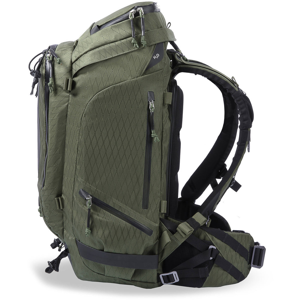 Mochila f-stop TILOPA 50L DuraDiamond Travel & Adventure (Verde Cypress) - contenido de la caja