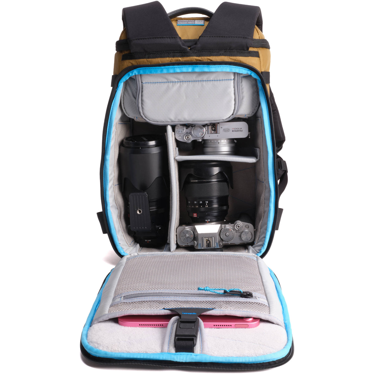 Mochila Gura Gear Kiboko City Classic Mini (Negro, 12L) - vista frontal