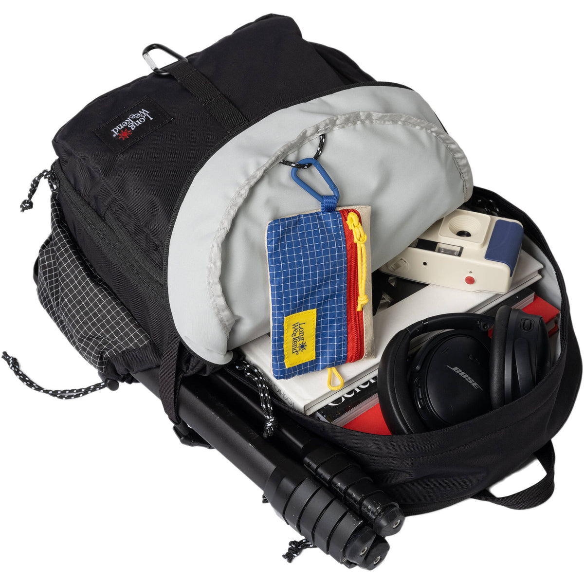 Mochila Long Weekend Morro Convertible (Negro, 22L) - vista lateral