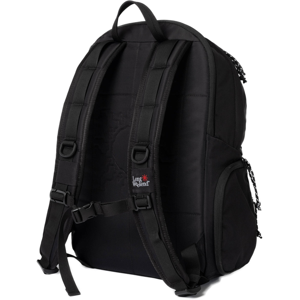 Mochila Long Weekend Morro Convertible (Negro, 22L) - en uso