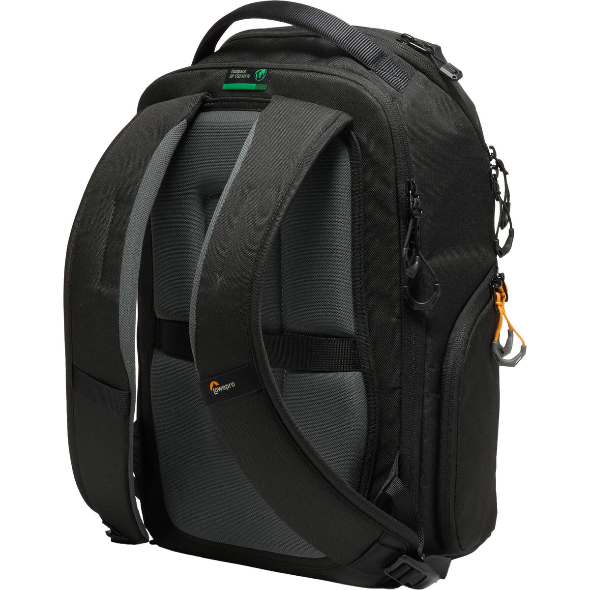Mochila Lowepro FastPack BP 150 AW IV (16L, Negro) - vista trasera