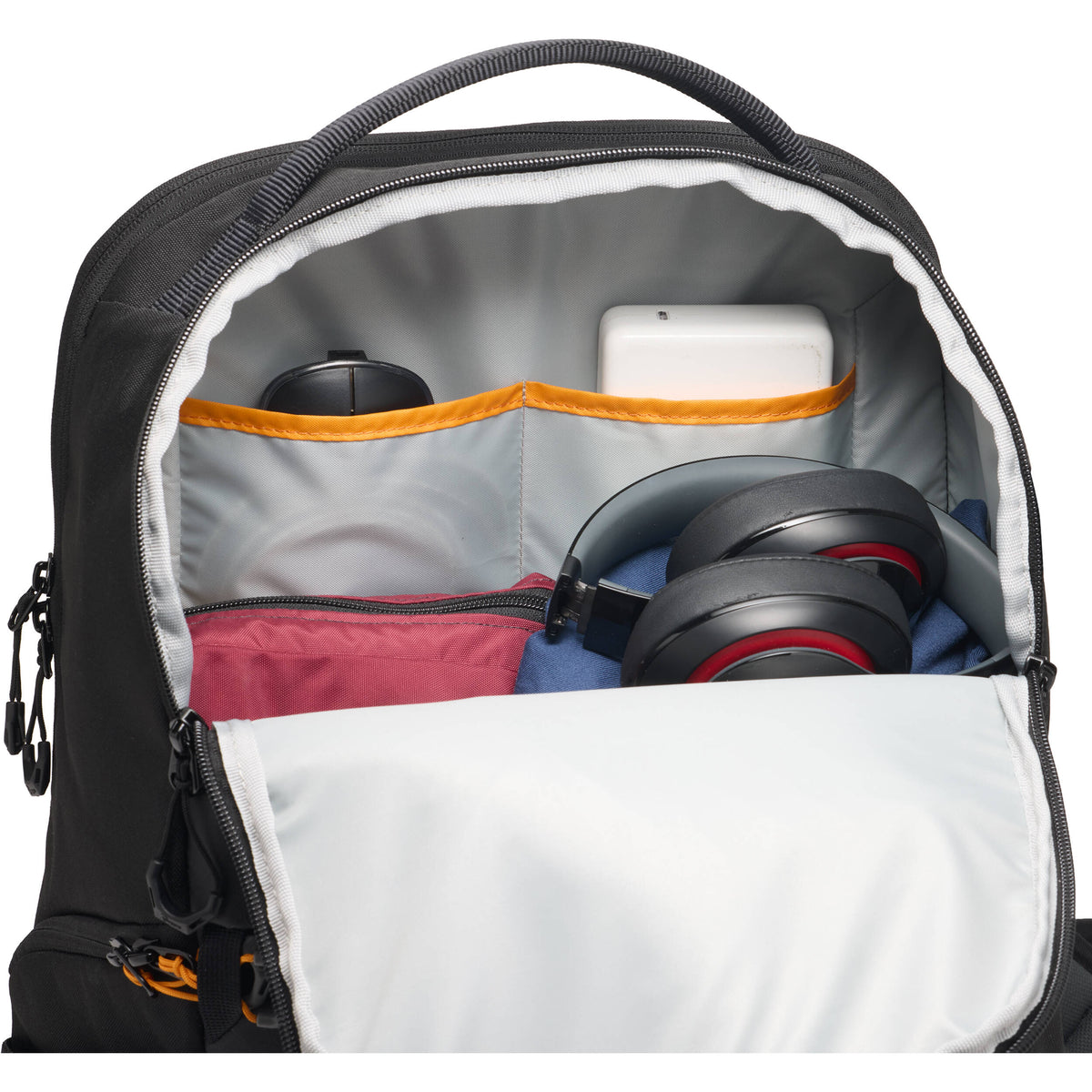 Mochila Lowepro FastPack BP 250 AW IV (22L, Negro) - puertos y conexiones