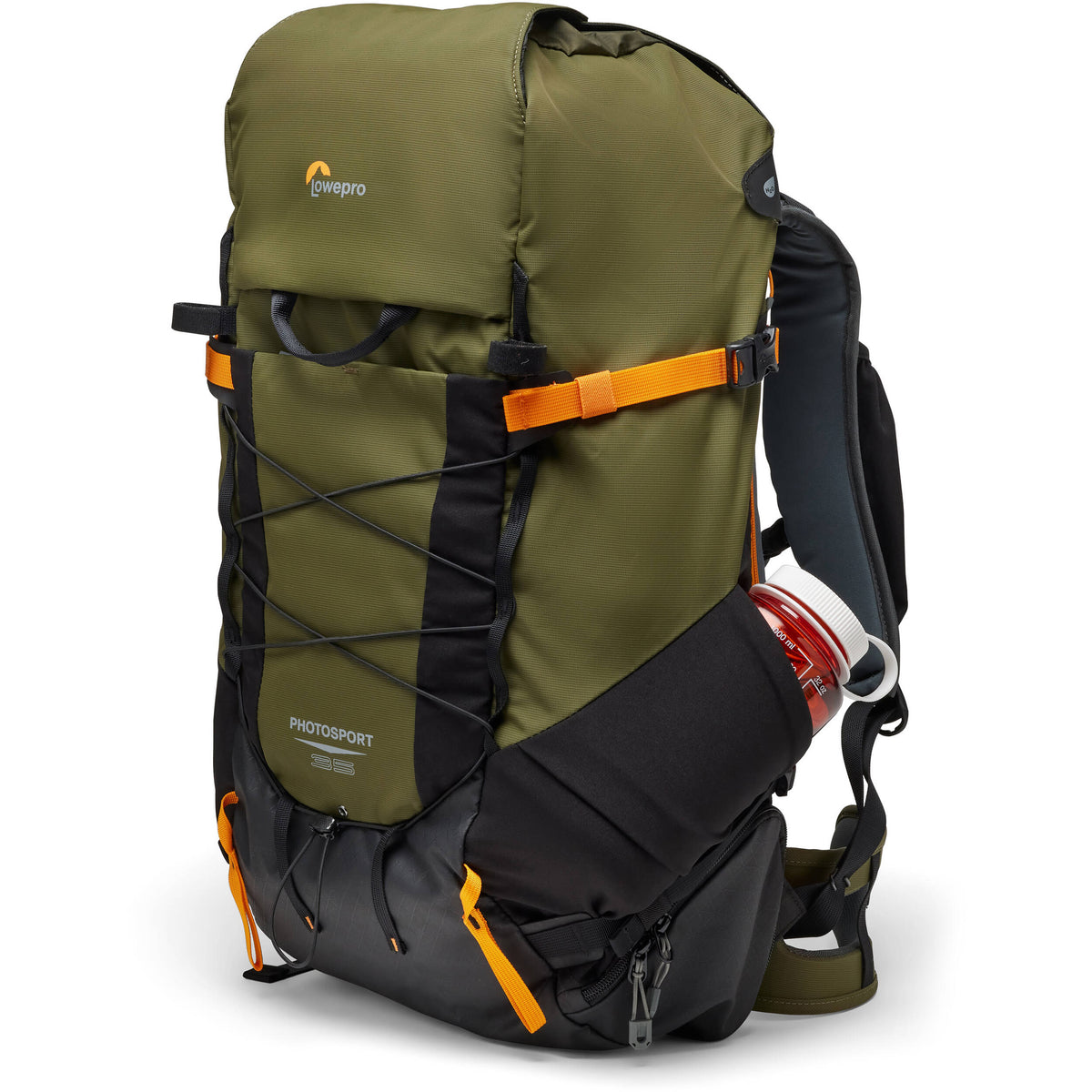 Mochila Lowepro Photosport X AW Bag (Verde, 35L) - vista lateral