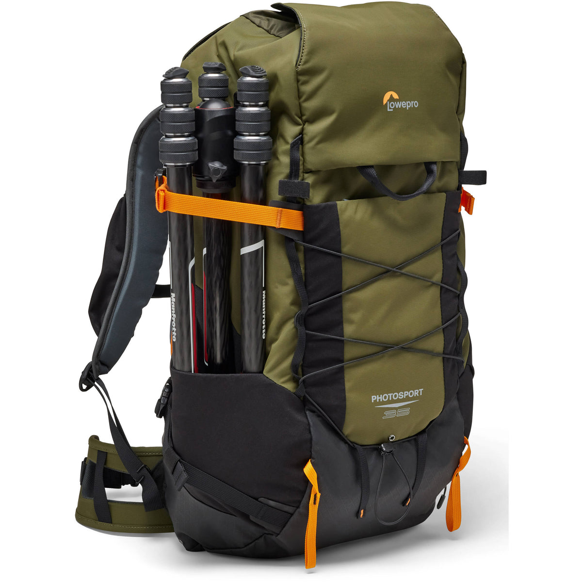 Mochila Lowepro Photosport X AW Bag (Verde, 35L) - puertos y conexiones