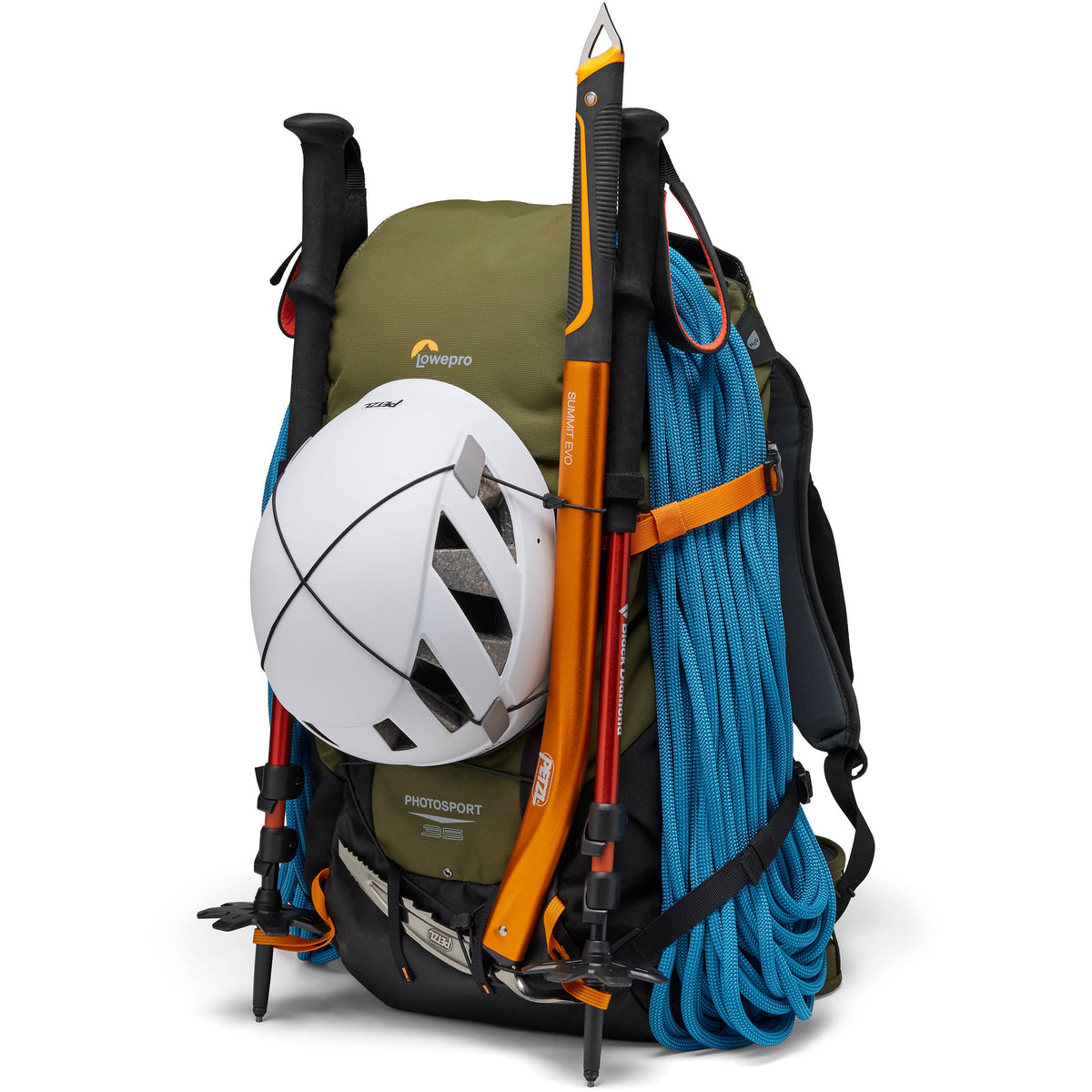 Mochila Lowepro Photosport X AW Bag (Verde, 35L) - detalle