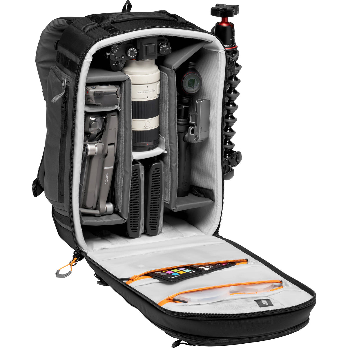 Mochila Lowepro Pro Trekker BP 350 AW II (Negro, 24L) - puertos y conexiones