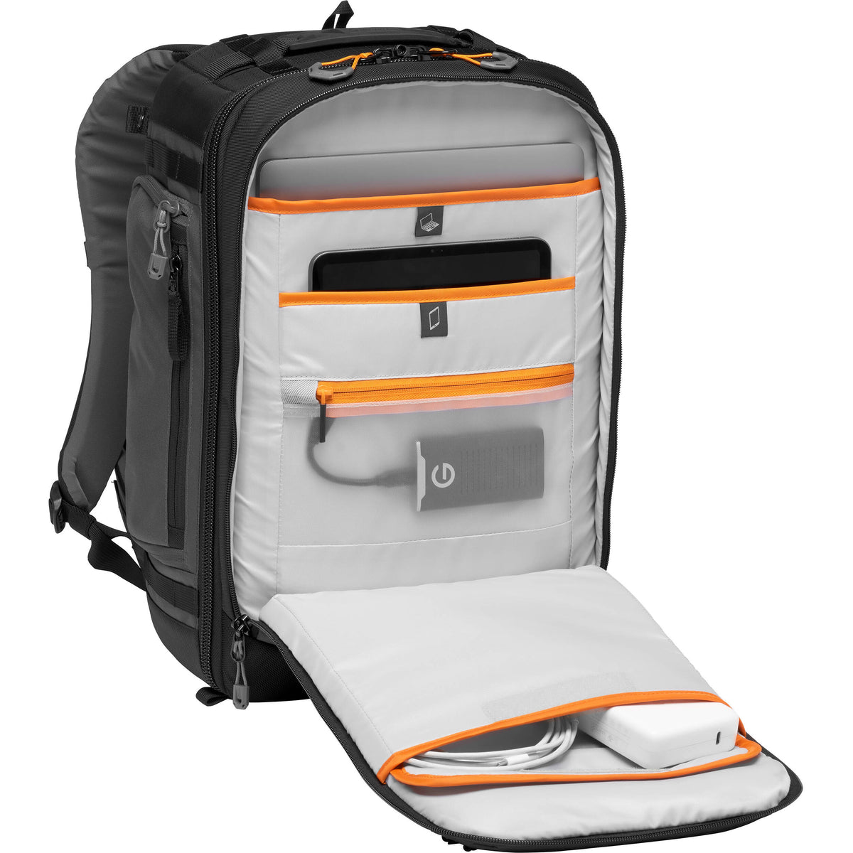 Mochila Lowepro Pro Trekker BP 350 AW II (Negro, 24L) - detalle