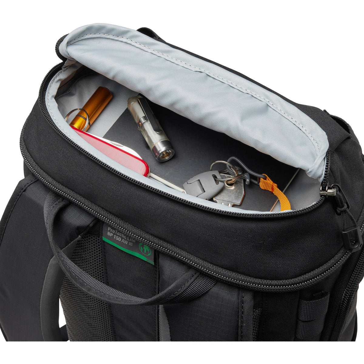 Mochila Lowepro ProTactic Lite BP 150 AW III (Negro, 25L) - detalle