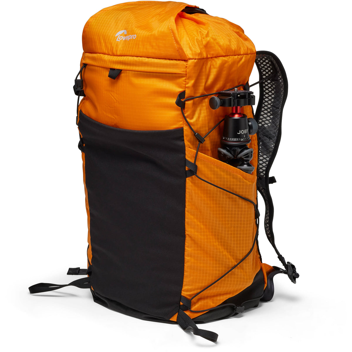 Mochila Lowepro RunAbout BP 18L II Collapsible (Naranja) - puertos y conexiones