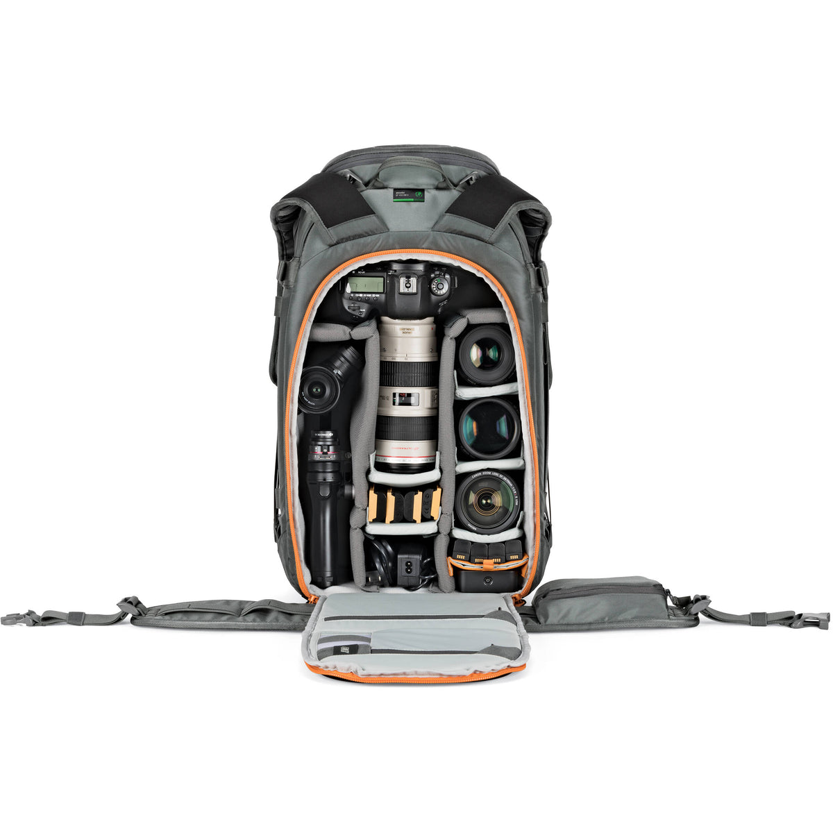 Mochila Lowepro Whistler 450 BP AW II (Gris) - vista frontal
