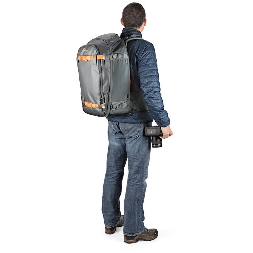 Mochila Lowepro Whistler 450 BP AW II (Gris) - vista lateral