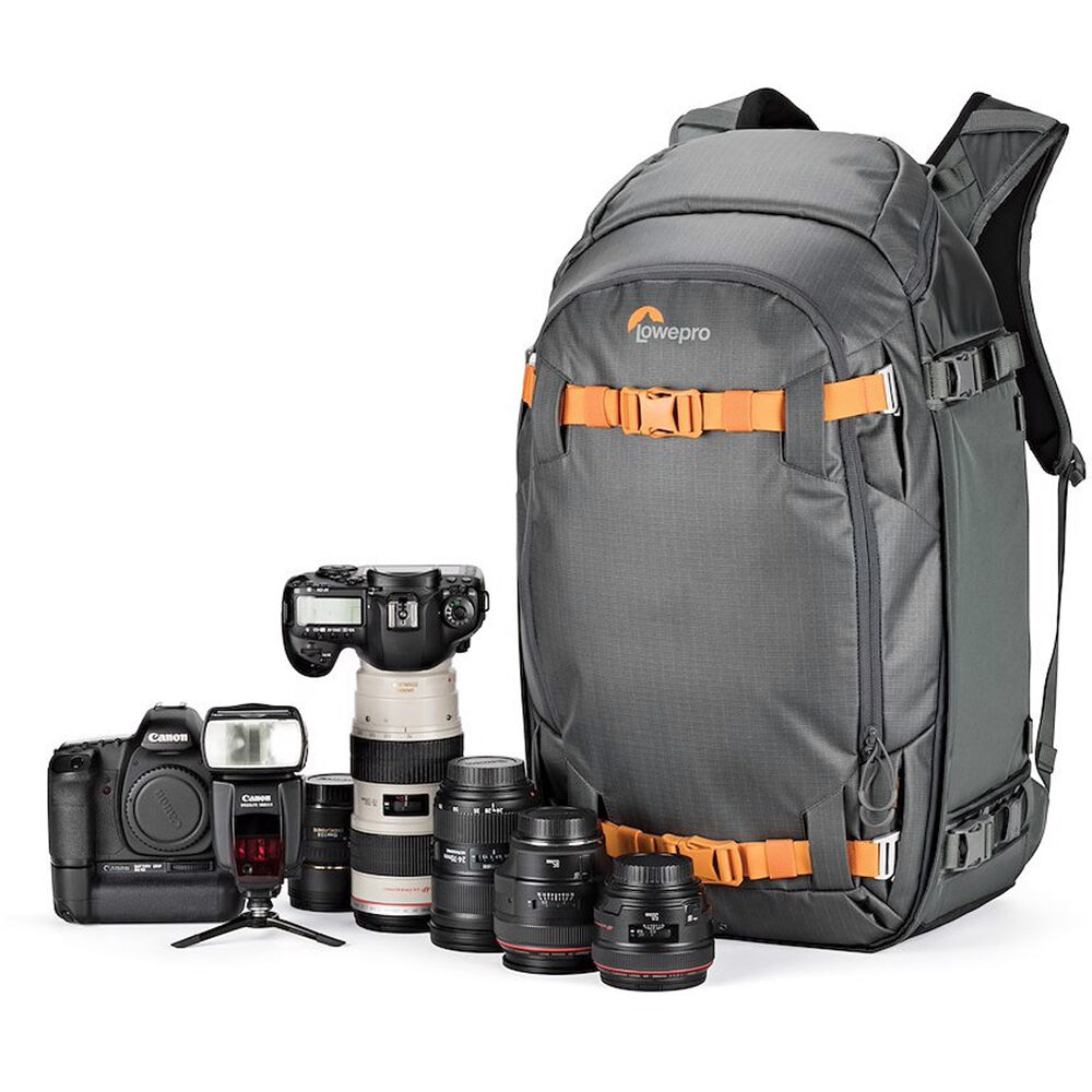 Mochila Lowepro Whistler 450 BP AW II (Gris) - contenido de la caja