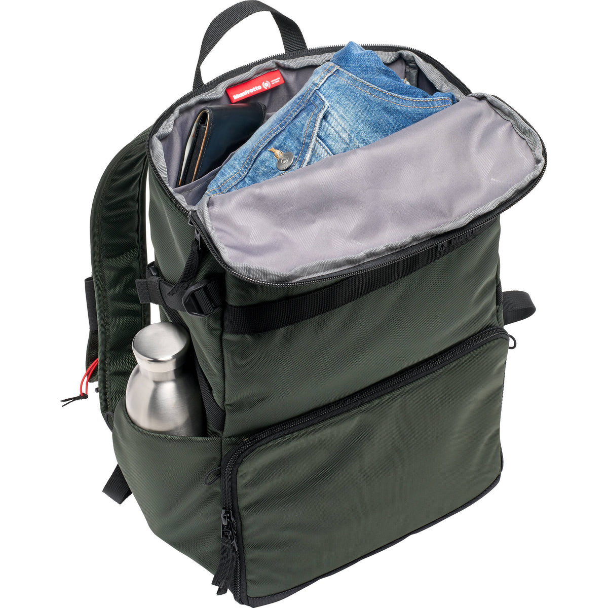 Mochila Manfrotto 12L Street Slim (Verde) - vista frontal