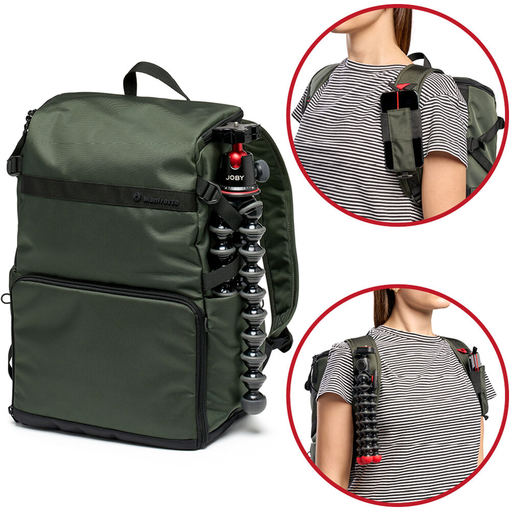 Mochila Manfrotto 12L Street Slim (Verde) - detalle