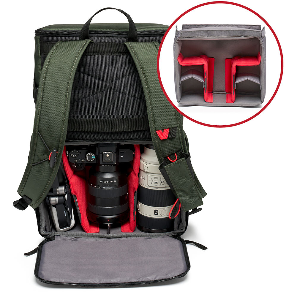 Mochila Manfrotto 12L Street Slim (Verde) - contenido de la caja