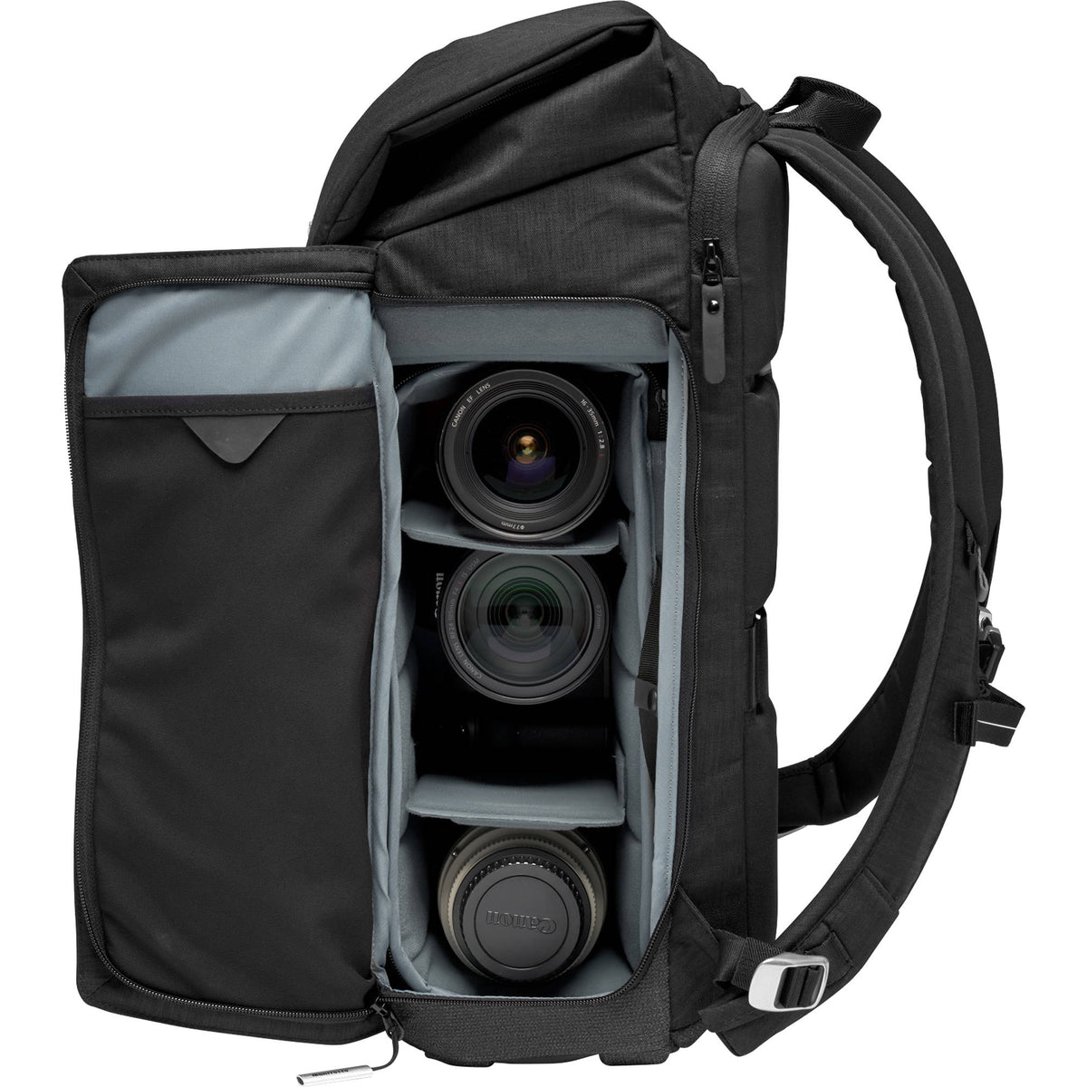 Mochila Manfrotto Chicago 50 (Mediano, Dark Gris) - detalle