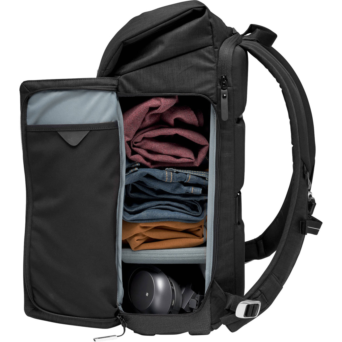 Mochila Manfrotto Chicago 50 (Mediano, Dark Gris) - contenido de la caja