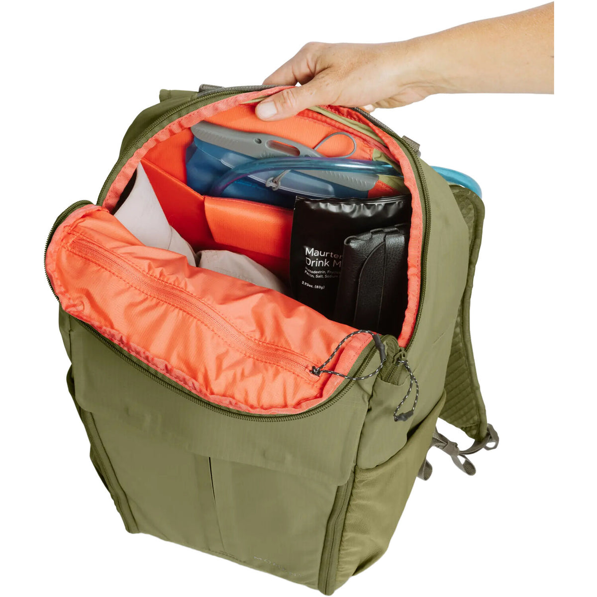 Mochila Moment Sequence (Verde Moss, 23L) - vista frontal