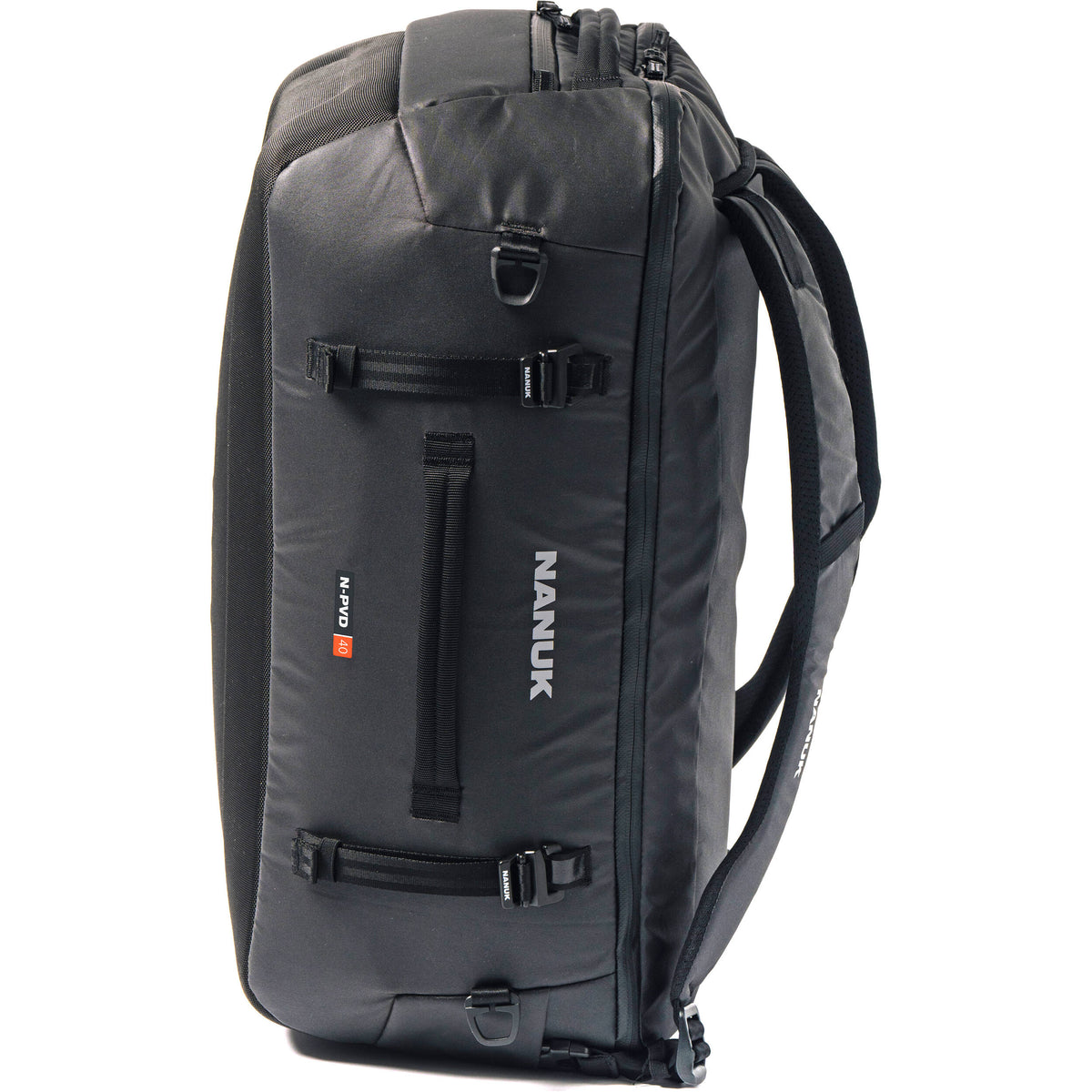 Mochila Nanuk N-PVD Duffel (Negro, 40L) - vista trasera