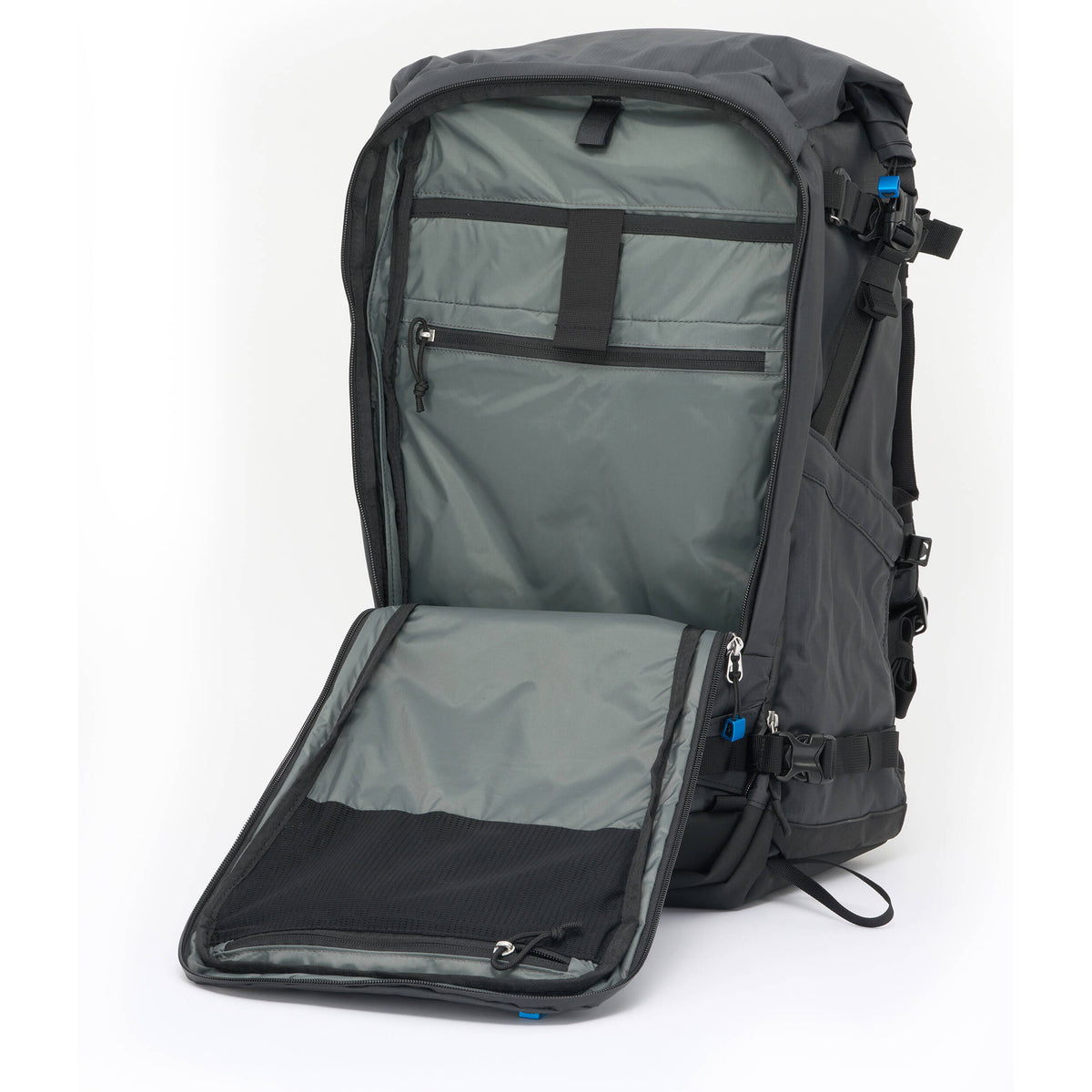 Mochila NYA-EVO FJORD 60-C Gen 4 (Graphite Negro, 44L) - vista frontal